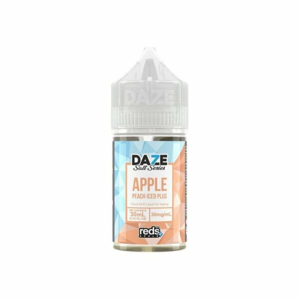 LÍQUIDO APPLE PEACH ICED PLUS - REDS - NICSALT - 7 DAZE