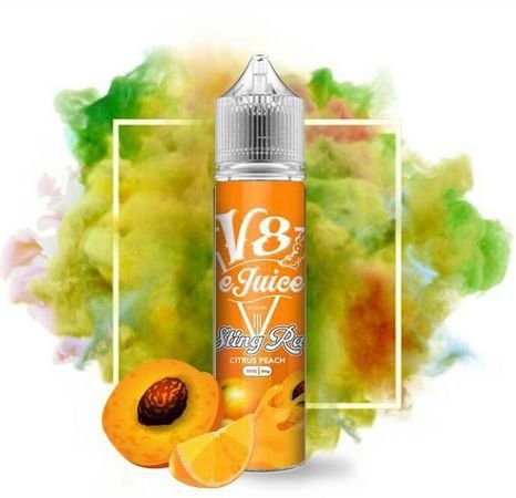 LÍQUIDO CITRUS PEACH - STING RAY - V8 E-JUICE