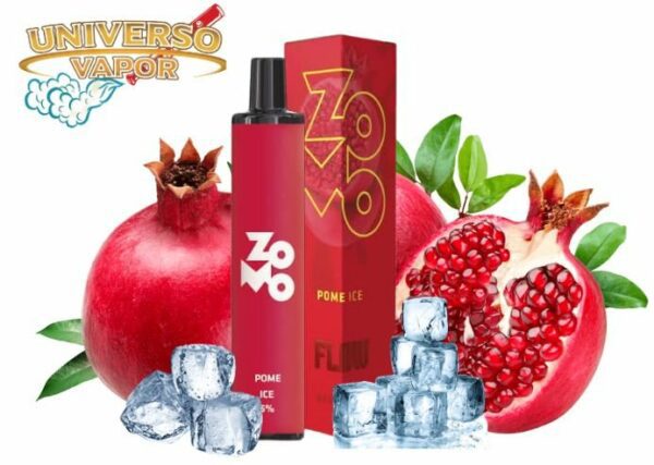 POD DESCARTÁVEL 5% NICSALT ZOMO FLOW 800 PUFFS - POME ICE - ZOMO