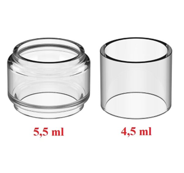 TUBO DE VIDRO ( REPOSIÇÃO ) FAT RABBIT SOLO RTA PYREX GLASS 4.5ML S/ ORING - HELLVAPE - Imagem 2