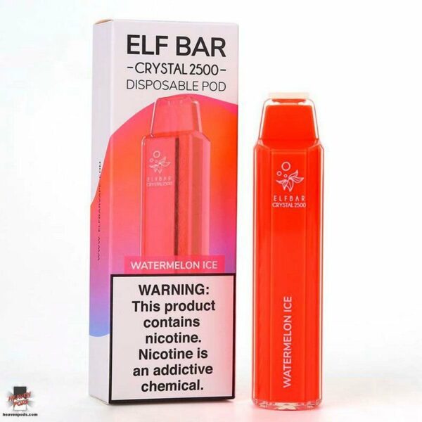 POD DESCARTÁVEL 5% NICSALT CRYSTAL 2500 PUFFS - ELF BAR - Imagem 2