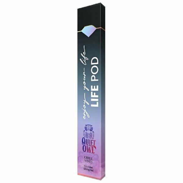 POD DESCARTÁVEL 6% NICSALT QUIET OWL CHILL VINES LIFE POD  - ELEMENT
