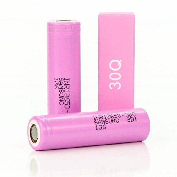 PACK C/ 2 BATERIAS 18650 30Q 3.7V 3000MAH 15A - SAMSUNG - Imagem 2