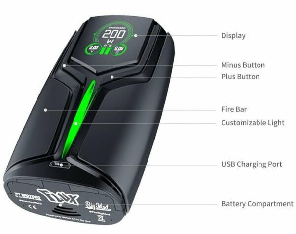 KIT WOTOFO & RIG MOD FLUX 200W - WOTOFO - Imagem 4