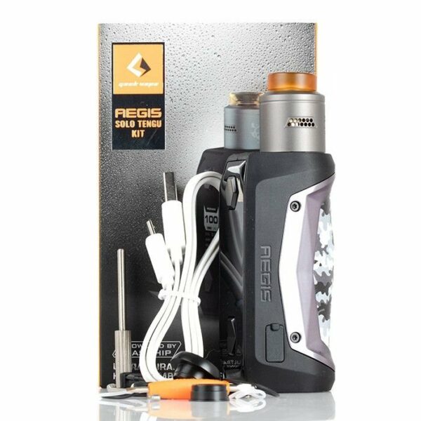 KIT AEGIS SOLO 100W TC WITH TENGU RDA - GEEK VAPE