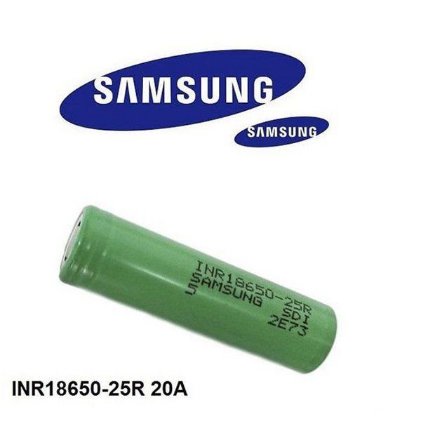 BATERIA 18650-25R IMR LI-ION SAMSUNG 2500MAH 3.7V 20A - UNITÁRIO