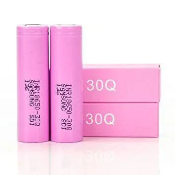 PACK C/ 2 BATERIAS 18650 30Q 3.7V 3000MAH 15A - SAMSUNG