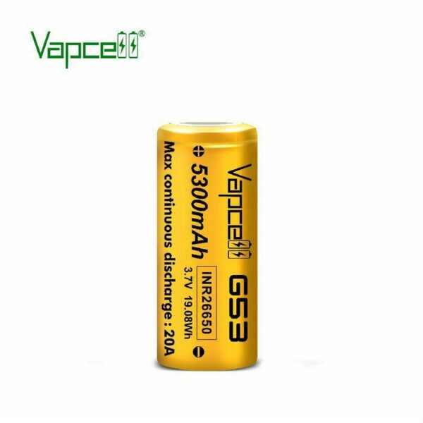 BATERIA G53 26650 INR 3.7V 5300MAH 20A - VAPCELL - Imagem 2