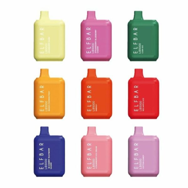 POD DESCARTÁVEL LB5000 5000 PUFFS - CRANBERRY SODA - ELF BAR - Imagem 3