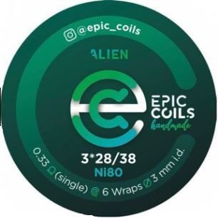 RESISTÊNCIA EPIC COILS ALIEN N80