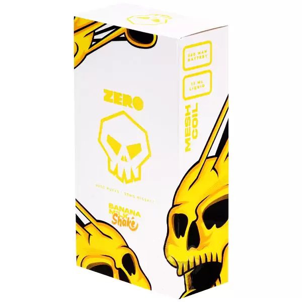 POD DESCARTÁVEL ZERO V5000 5000 PUFFS - BANANA MILK SHAKE - ZERO