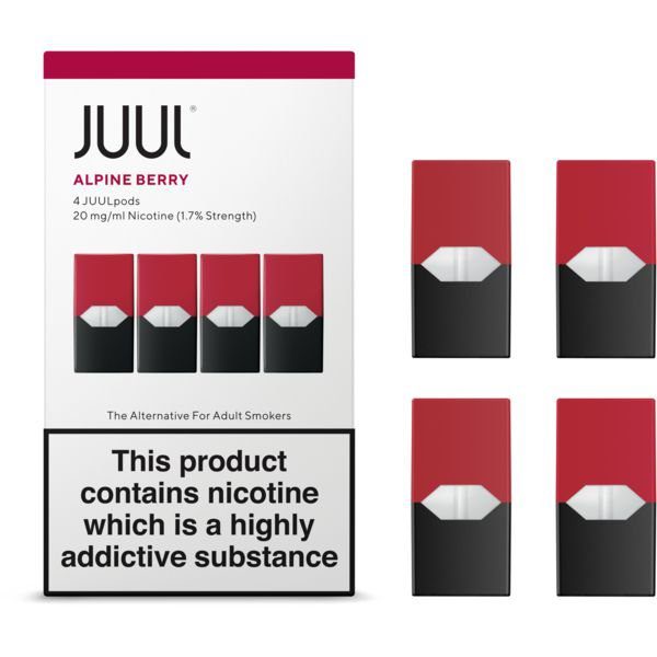 POD ( CARTUCHO ) C/ LÍQUIDO ALPINE BERRY - JUUL