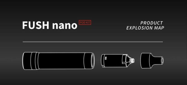 KIT POD FUSH NANO 550MAH - ACROHM - Imagem 5