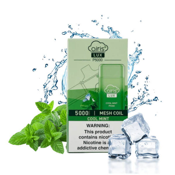POD DESCARTAVEL LUX P5000 5% - COOL MINT - AIRISTECH