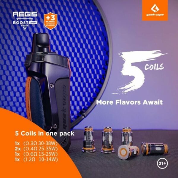 KIT AEGIS BOOST LUXURY EDITION 1500MAH ( KIT BONUS ) - GEEK VAPE - Imagem 2