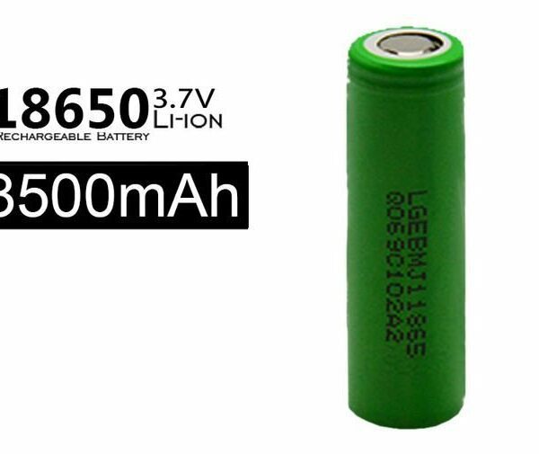 BATERIA 18650 LI-ION LG VERDE 3.7V 3500 MAH HIGH DRAIN 20A - UNITÁRIO