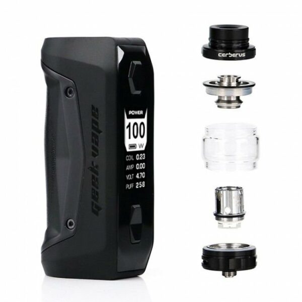 KIT AEGIS SOLO 100W TC WITH TANK CERBERUS - GEEK VAPE - Imagem 4