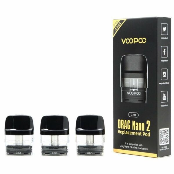 POD ( REPOSIÇÃO ) DRAG NANO 2 / VINCI POD 2ML - VOOPOO - Imagem 2