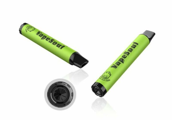 POD DESCARTÁVEL ZERO NICOTINA 1200 PUFFS C/ AJUSTE DE AIR FLOW - MANGO ICE - VAPESOUL - Imagem 2