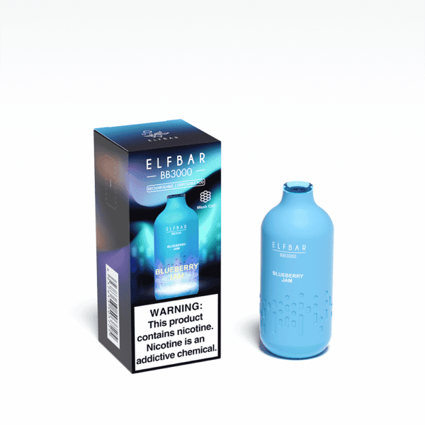 POD DESCARTÁVEL BB3000 3000 PUFFS - BLUEBERRY JAM - ELF BAR