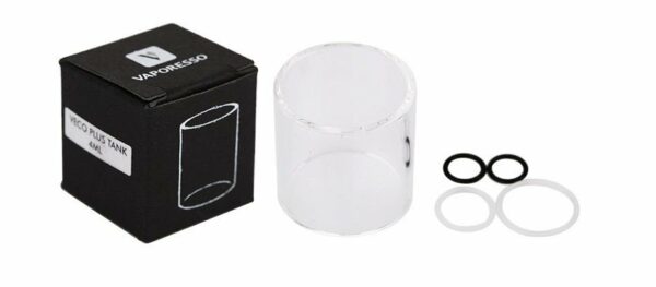 TUBO DE VIDRO DE REPOSIÇÃO P/ VECO SOLO PLUS 4ML C/ ORINGS - VAPORESSO
