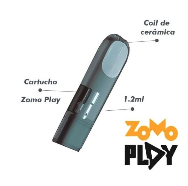POD ( REPOSIÇÃO ) PARA ZOMO PLAY 1.2ML - ZOMO - Imagem 2