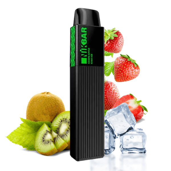 POD DESCARTÁVEL 5% 2500 PUFFS - STRAWBERRY KIWI ICE - NIKBAR