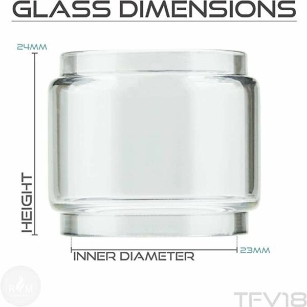 TUBO DE VIDRO BUBBLE TFV16 / TFV18 - SMOK - Imagem 2
