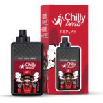 POD DESCARTÁVEL REPLAY 20000 PUFFS - STRAWBERRY KIWI ICE / PASSION FRUIT STRAW ICE - CHILLY BEATS