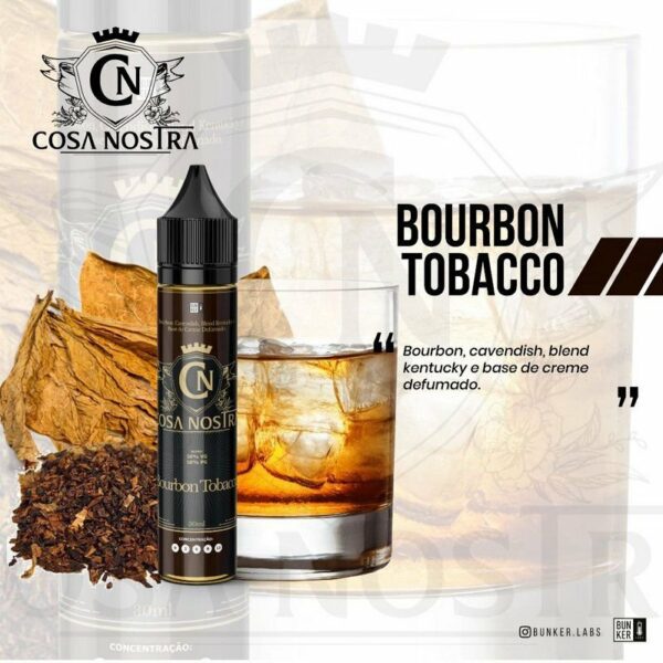 LÍQUIDO BOURBON TOBACCO - COSA NOSTRA