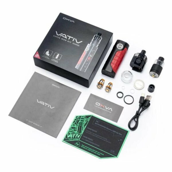 KIT SUPER MOD VATIV FULL EDITION 100W TANK PnM SUPER 5ML - OXVA - Imagem 9