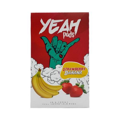 POD ( CARTUCHO ) C/ LÍQUIDO P/ JUUL STRAWBERRY BANANA - YEAH