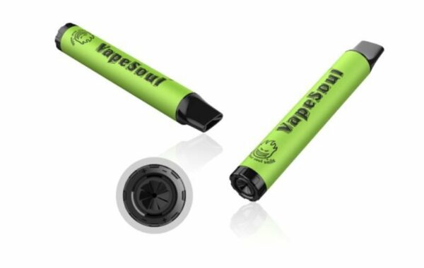 POD DESCARTÁVEL ZERO NICOTINA 1200 PUFFS C/ AJUSTE DE AIR FLOW - GRAPE ICE - VAPESOUL - Imagem 2