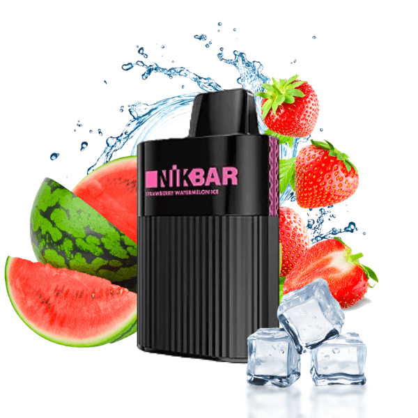 POD DESCARTÁVEL 6000 PUFFS - STRAWBERRY WATERMELON ICE - NIKBAR