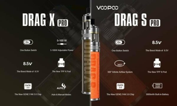 KIT POD MOD DRAG S PRO 80W 3000MAH- VOOPOO - Imagem 10