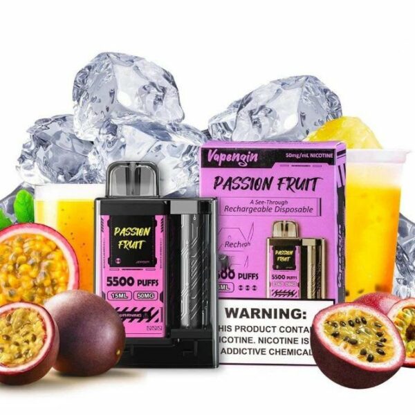 POD DESCARTÁVEL 5500 PUFFS - PASSION FRUIT - VAPENGIN