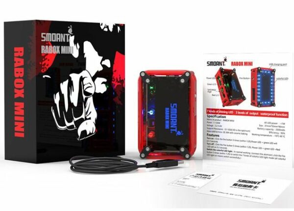 MOD RABOX MINI 120W 3300MAH - SMOANT - Imagem 4