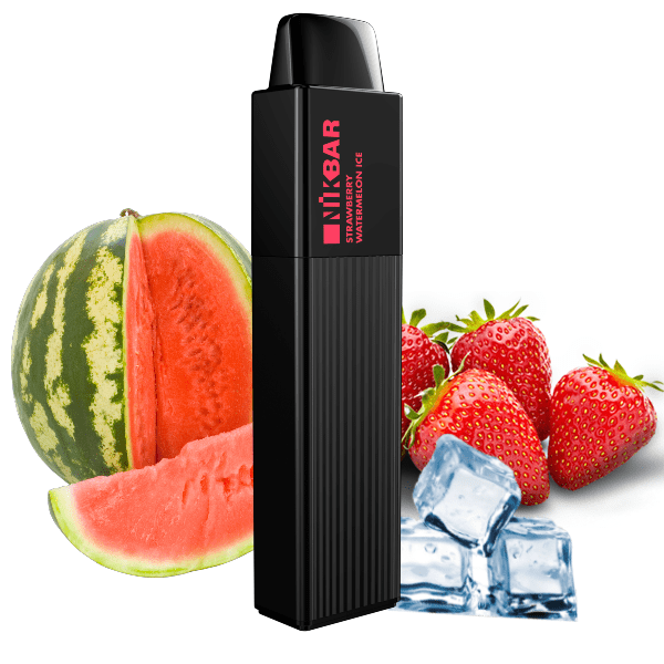 POD DESCARTÁVEL 5% 2500 PUFFS - STRAWBERRY WATERMELON ICE- NIKBAR