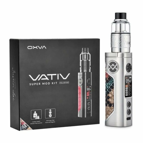 KIT SUPER MOD VATIV FULL EDITION 100W TANK PnM SUPER 5ML - OXVA - Imagem 8