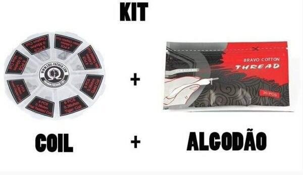 KIT COIL 8 IN 1 + ALGODÃO - COIL FATHER