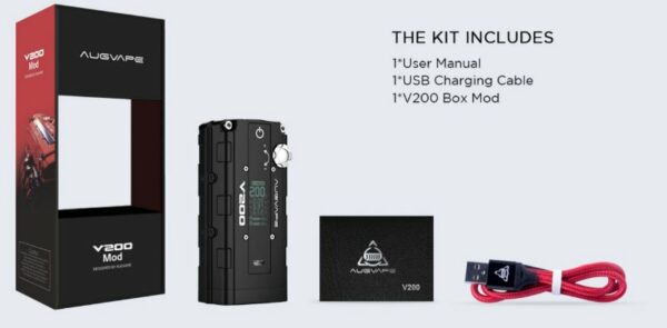 MOD V200 200W VW BOX - AUGVAPE - Imagem 6