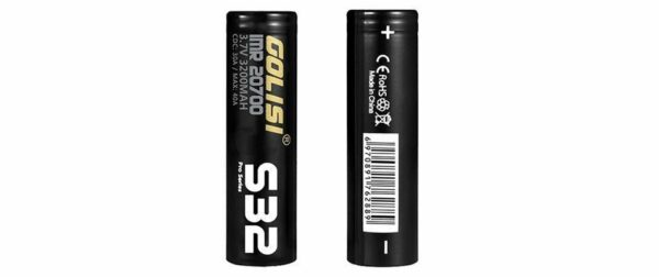 BATERIA 20700 S32IMR ALTO DRENO LI-ION CDR 30A MAX 40A 3200MAH - GOLISI - UNITÁRIO