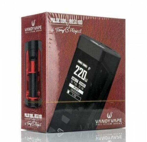 MOD PULSE DUAL 18650 220W SQUONK TONY B PROJECT - VANDY VAPE - Imagem 2