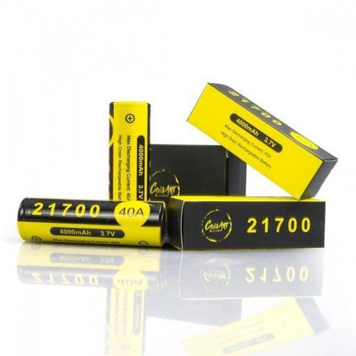 BATERIA 21700 LI-ION 3.7V 4000MAH 40A - COIL ART - UNITÁRIO