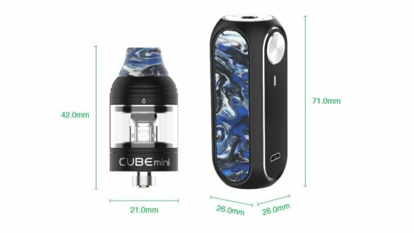 KIT CUBE MINI RESIN STARTER 1500MAH - OBS - Imagem 3
