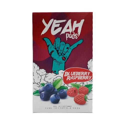 POD ( CARTUCHO ) C/ LÍQUIDO P/ JUUL BLUEBERRY RASPBERRY - YEAH