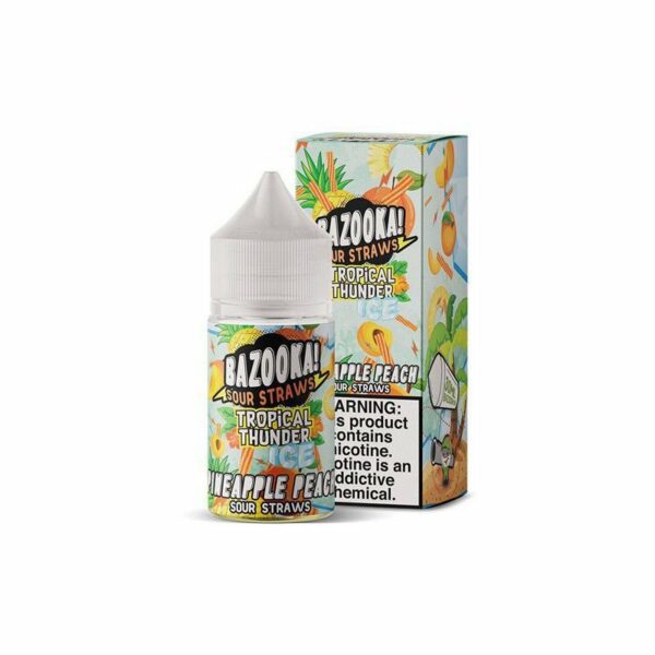 LÍQUIDO PINEAPPLE PEACH ICE - NICSALT - BAZOOKA!