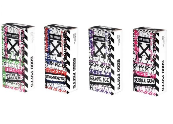 POD DESCARTÁVEL 5% 6000 PUFFS - COOL MINT - OFF WHITE