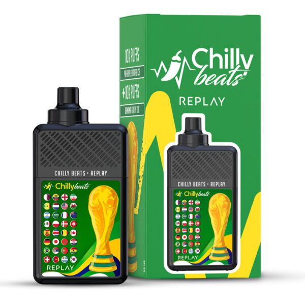 POD DESCARTÁVEL REPLAY 20000 PUFFS - PINEAPPLE GRAPE ICE / BANANA GRAPE ICE - CHILLY BEATS