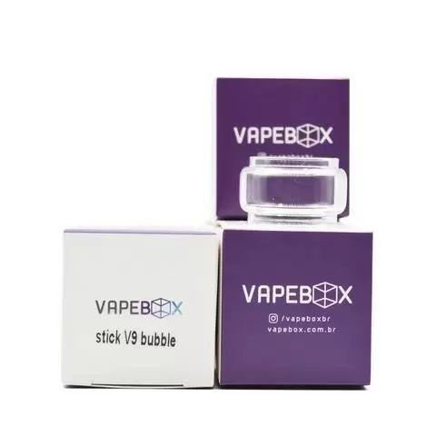 TUBO DE VIDRO DE REPOSIÇÃO P/ V9  S/ ORINGS BUBBLE - VAPEBOX